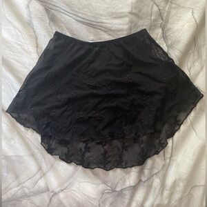 Sheer Black Dance Skirt🥀